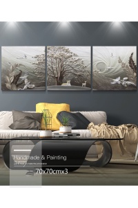 Tranh treo tường phù điêu thiên nhiên 3D