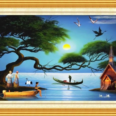 Tranh gạch 3D phong thủy  PT1709