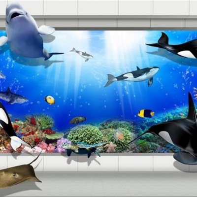Tranh gạch 3D Đại dương