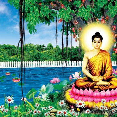 Tranh gạch 3D cây bồ đề 149