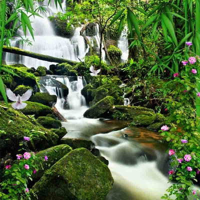 Tranh gạch 3D phong thủy  đứng 44