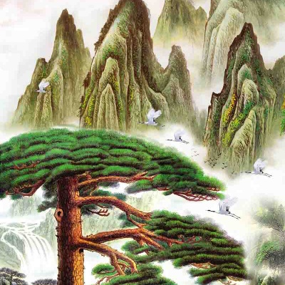Tranh gạch 3D phong thủy  đứng 49