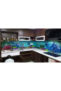 tranh kính bếp cường lực k25