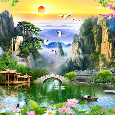 tranh phòng khách ms49