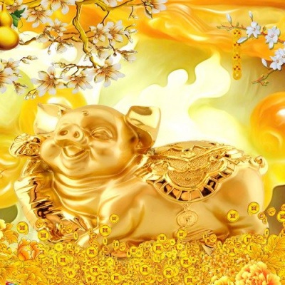 tranh cây kim tiền 672TBQ