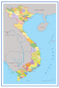 Tranh Bản Đồ Thế Giới VNF111