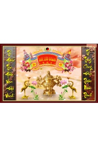 Tranh phòng thờ đức lưu quang TPT052