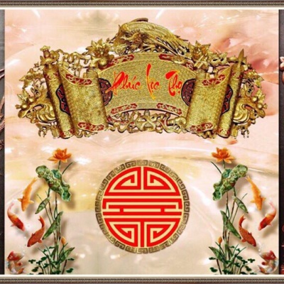 tranh gạch 3d phòng thờ PT05