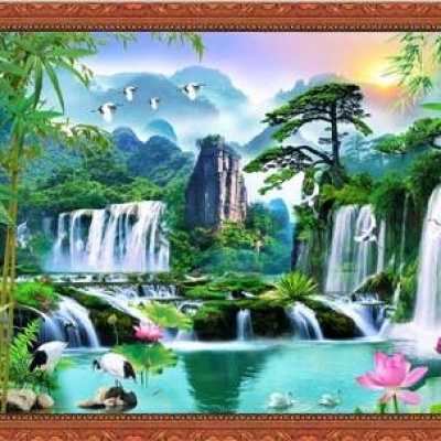 Video tranh phong thủy 